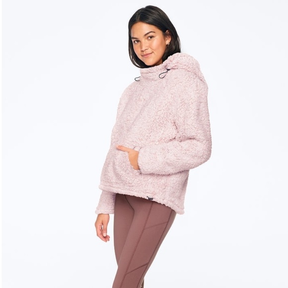 sherpa funnel neck pullover